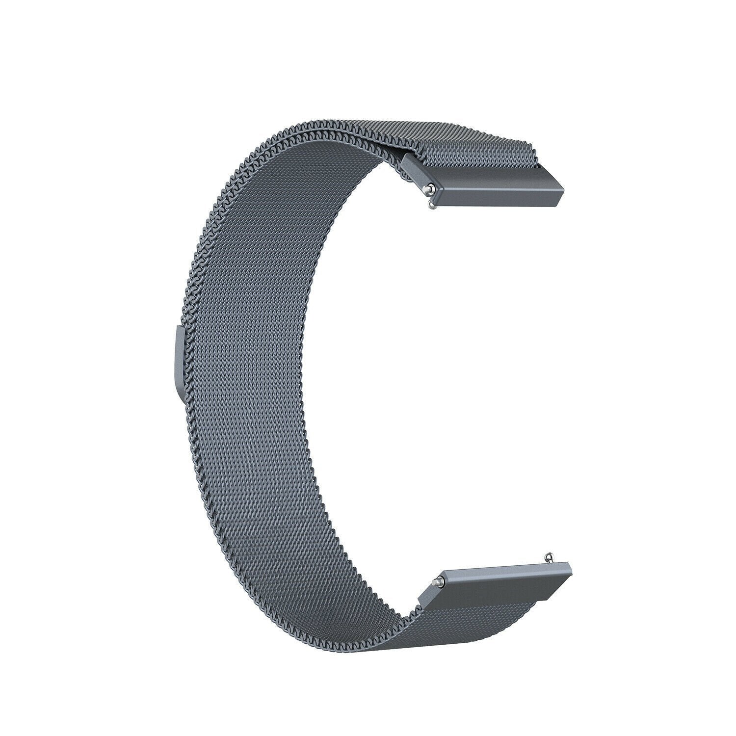 Milanese horlogebandje - 18mm - Grijs