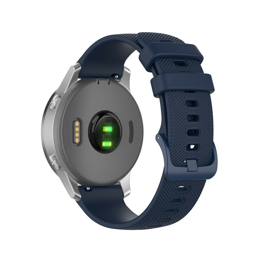 Siliconen horlogebandje - 18mm - Donkerblauw