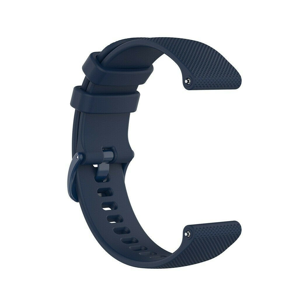 Siliconen horlogebandje - 18mm - Donkerblauw