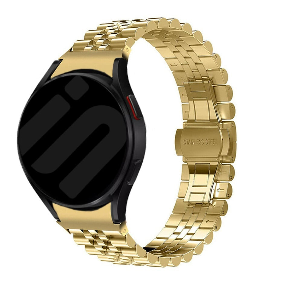 Jubilee Stalen horlogebandje - 20mm - Goud