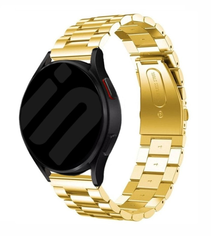 Stalen horlogebandje - 20mm - Goud
