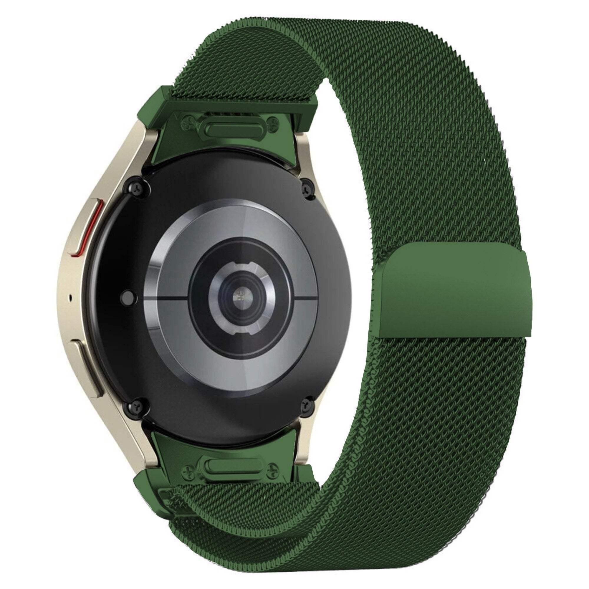 One Push Milanese horlogebandje - 20mm - Groen