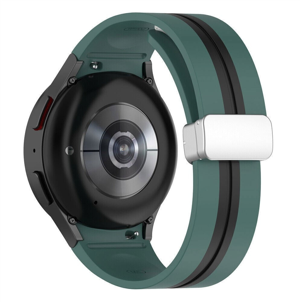 Magnetisch Sport horlogebandje - 20mm - Groen/zwart