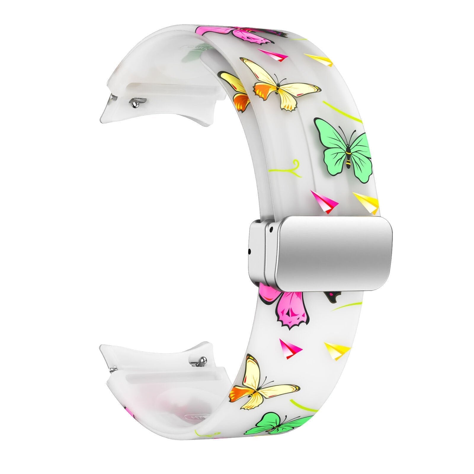 Magnetisch Print horlogebandje - 20mm - Luminous Butterfly