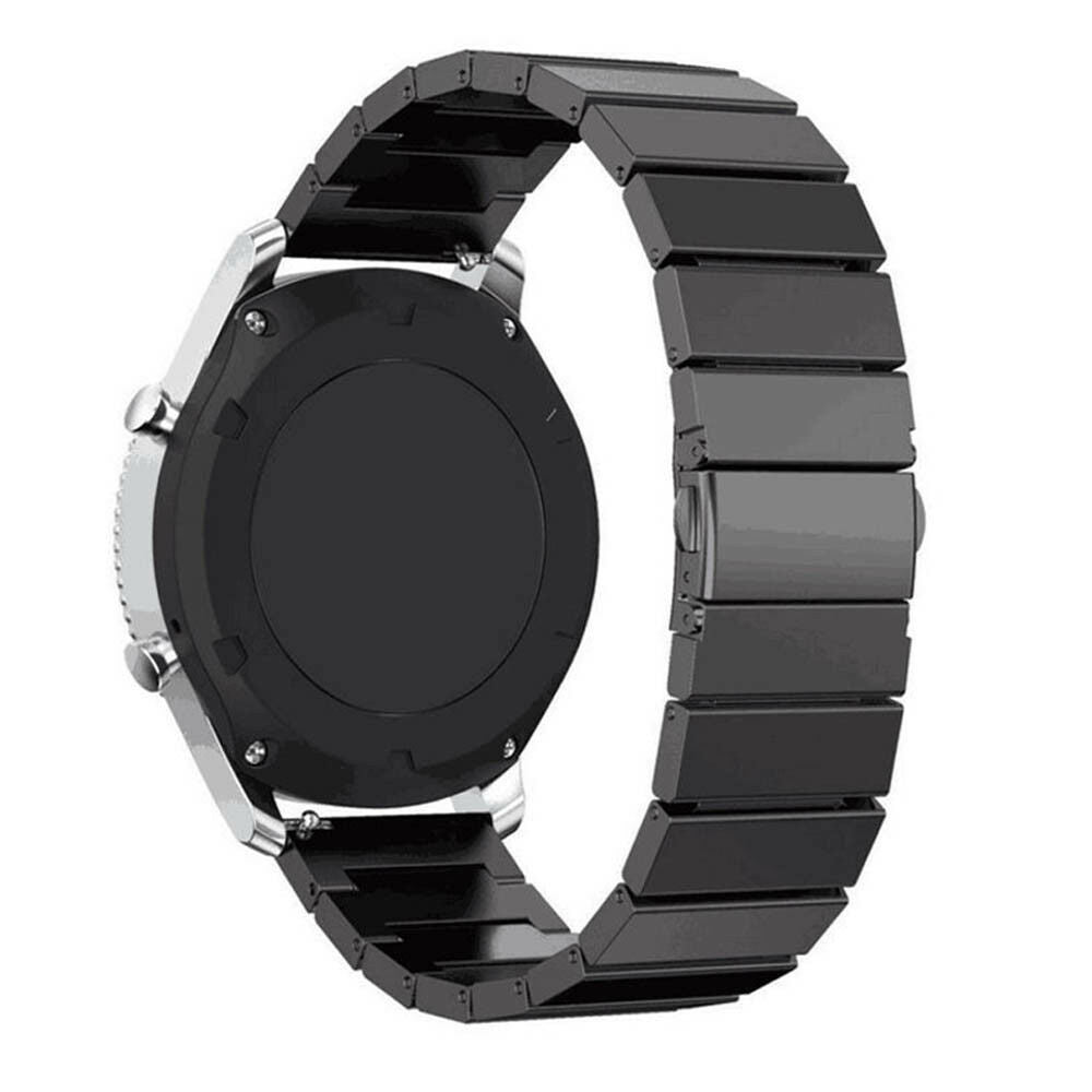 Metalen horlogebandje - 20mm - Zwart