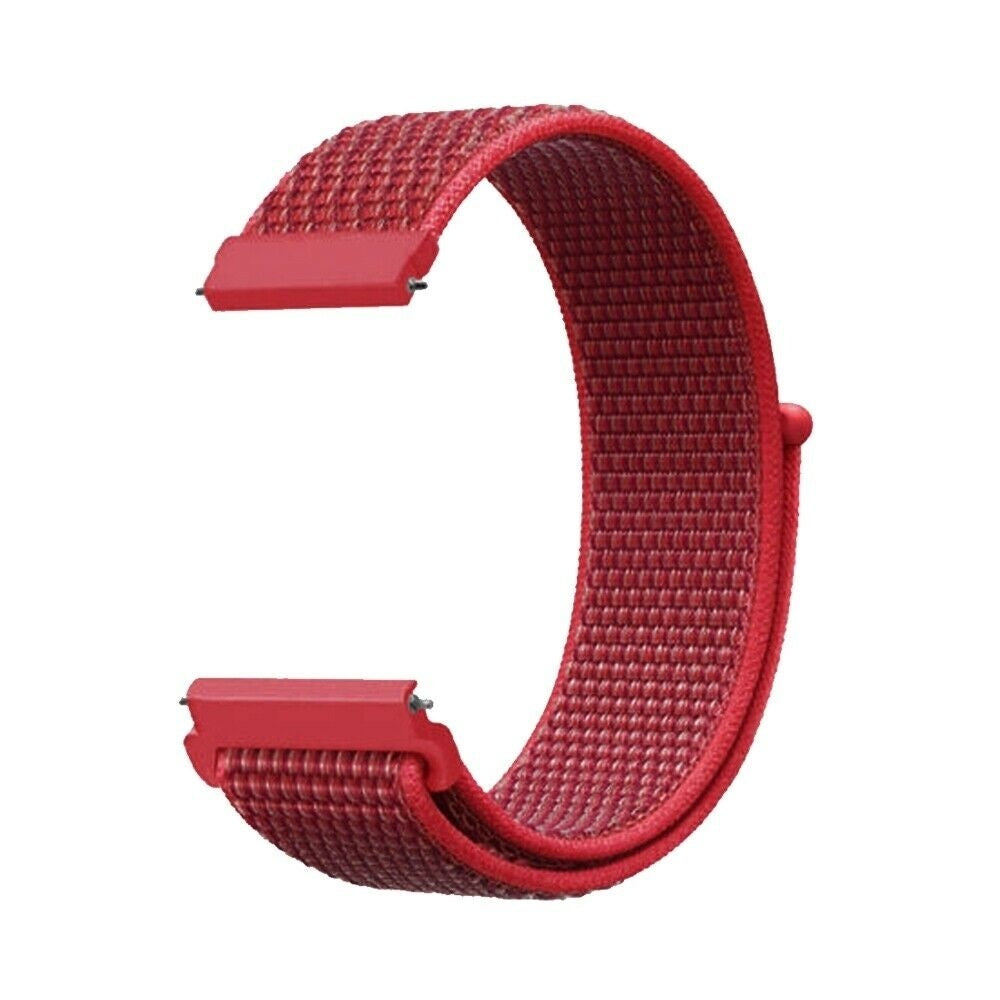 Nylon horlogebandje - 20mm - Rood