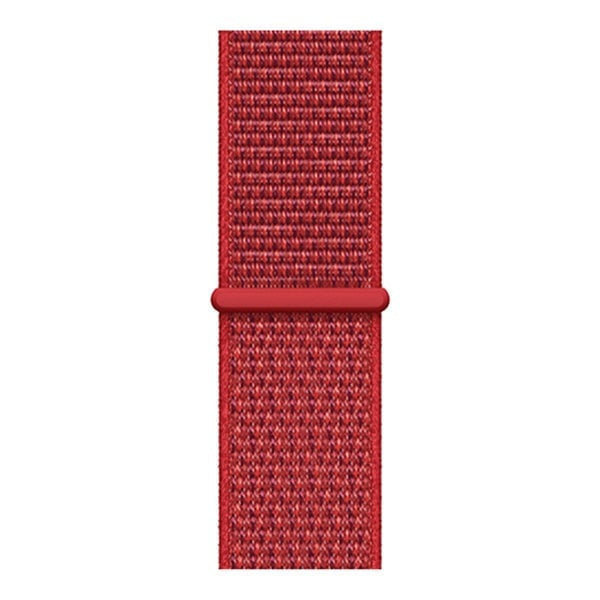 Nylon horlogebandje - 18mm - Rood