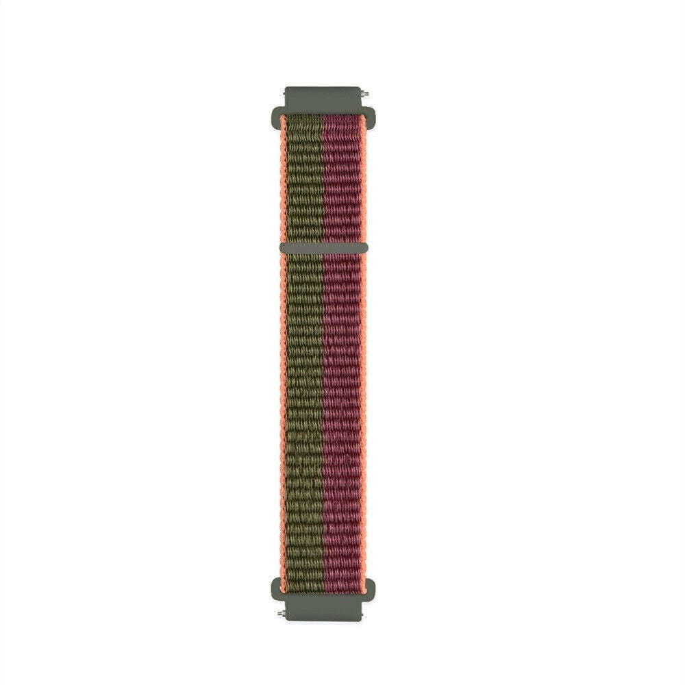 Nylon horlogebandje - 20mm - Dark cherry