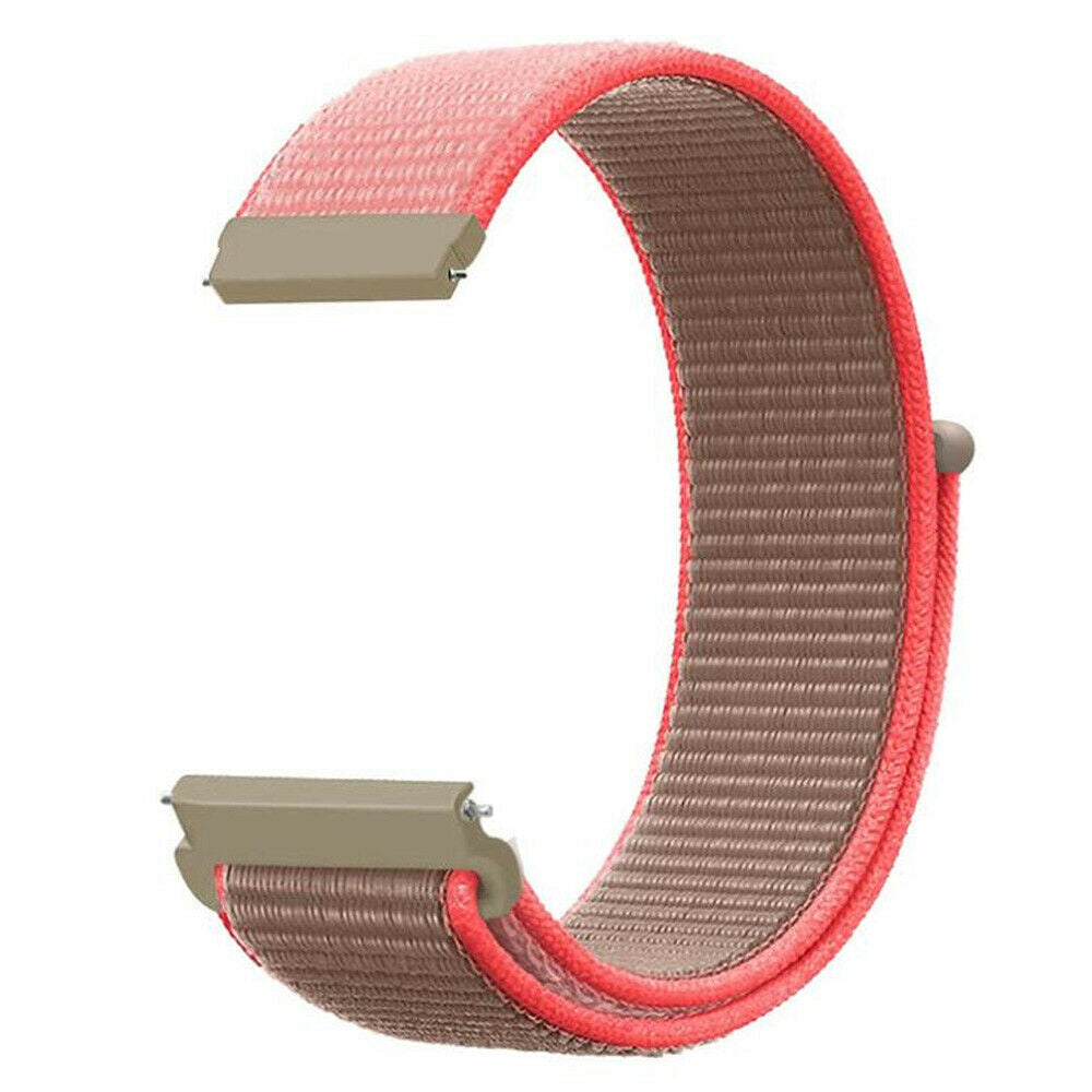 Nylon horlogebandje - 20mm - Neon pink