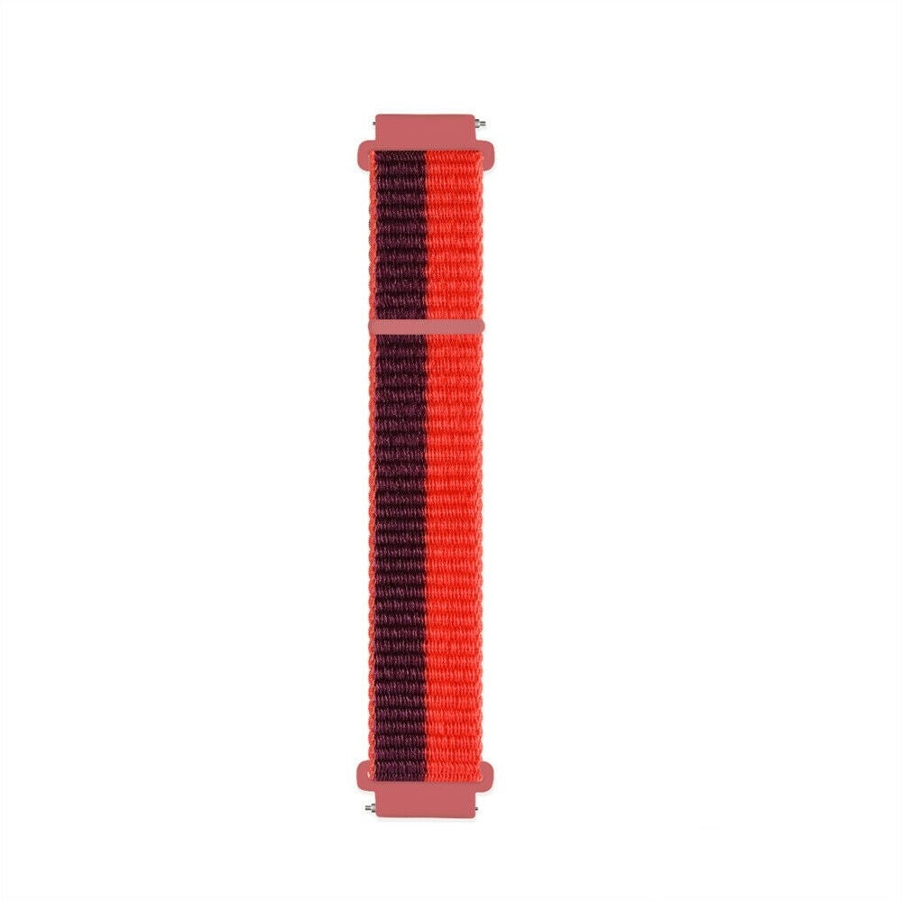 Nylon horlogebandje - 20mm - Cherry magenta