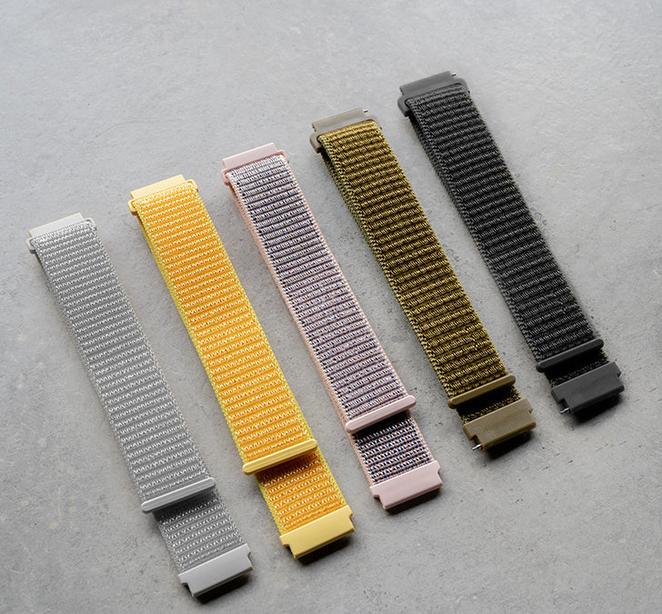 Nylon horlogebandje - 20mm - Pink sand