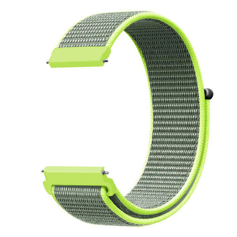 Nylon horlogebandje - 20mm - Fluoriserend
