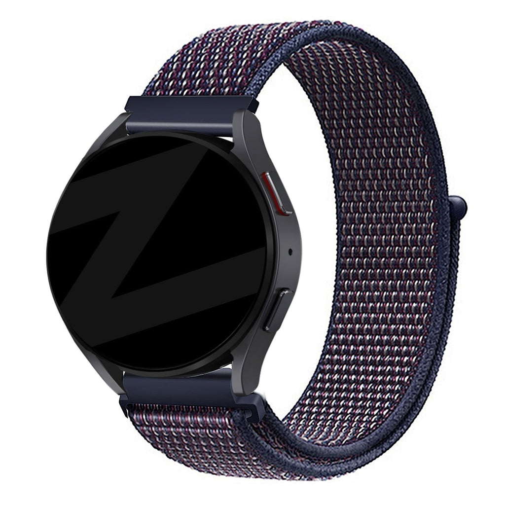Nylon Loop horlogebandje - 22mm - Indigo