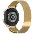 One Push Milanese horlogebandje - 20mm - Goud