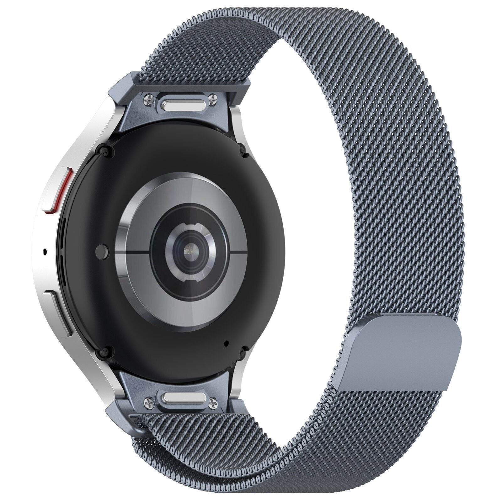 One Push Milanese horlogebandje - 20mm - Grijs