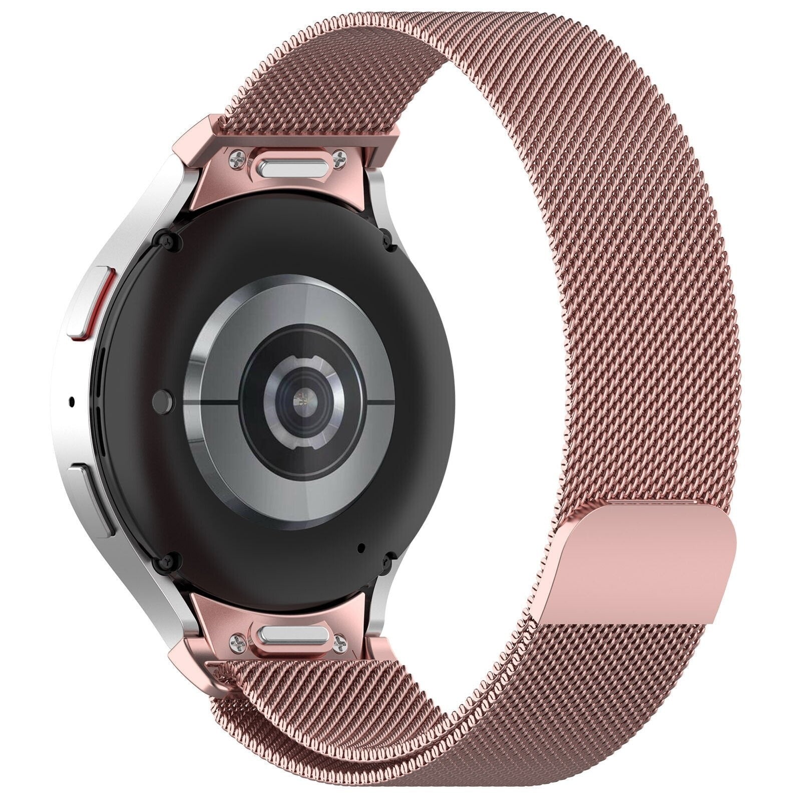 One Push Milanese horlogebandje - 20mm - Roze