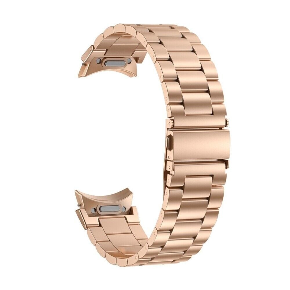One Push Stalen horlogebandje - 20mm - Rosé goud