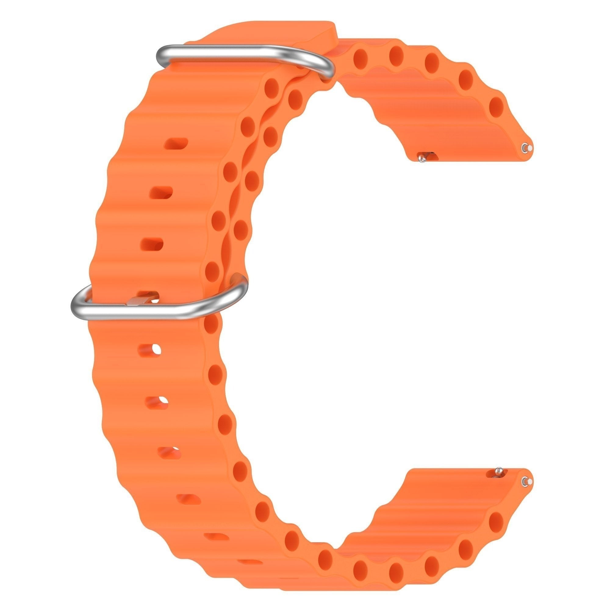 Ocean horlogebandje - 22mm - Oranje
