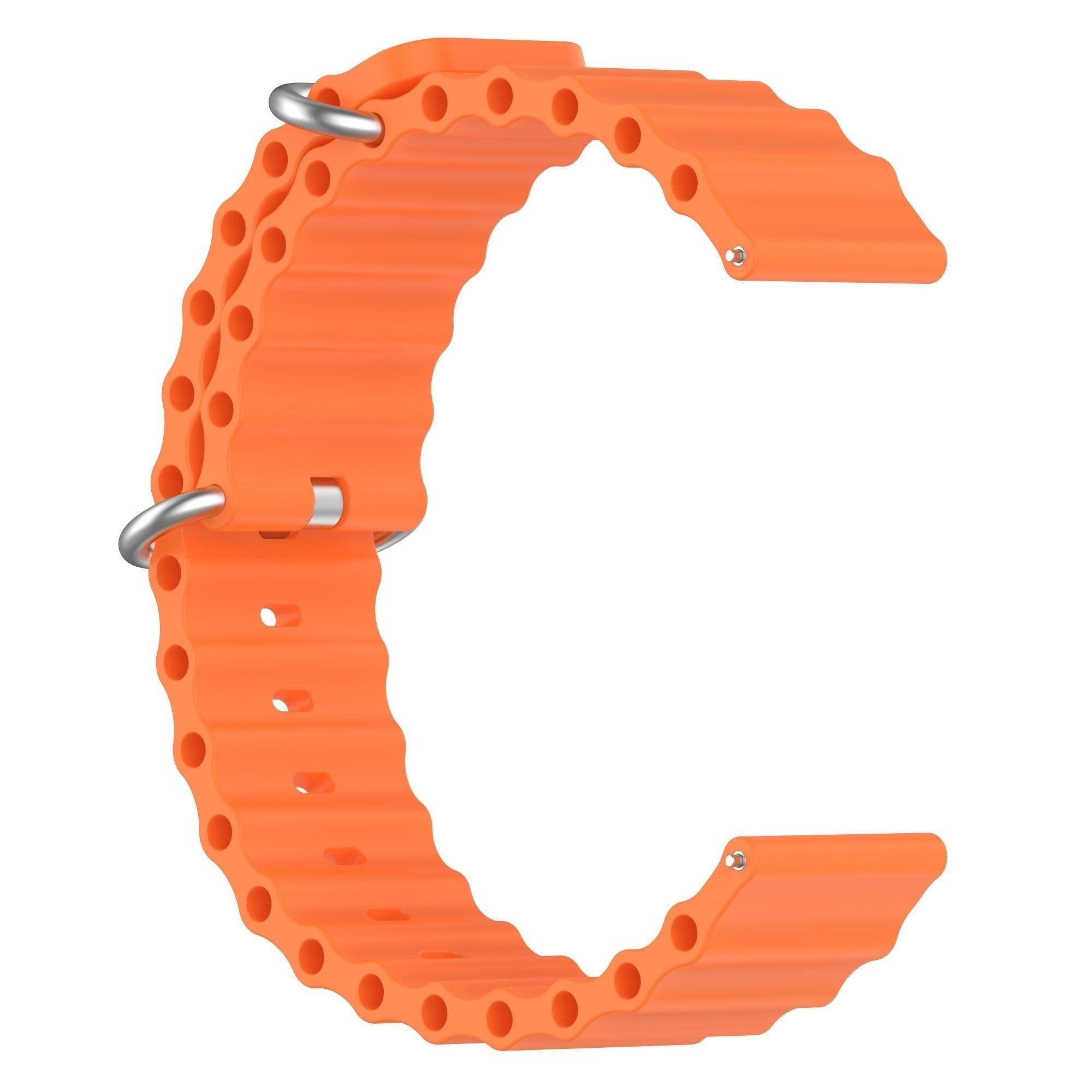 Ocean horlogebandje - 22mm - Oranje