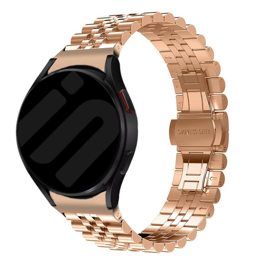 Jubilee Stalen horlogebandje - 20mm - Rosé goud