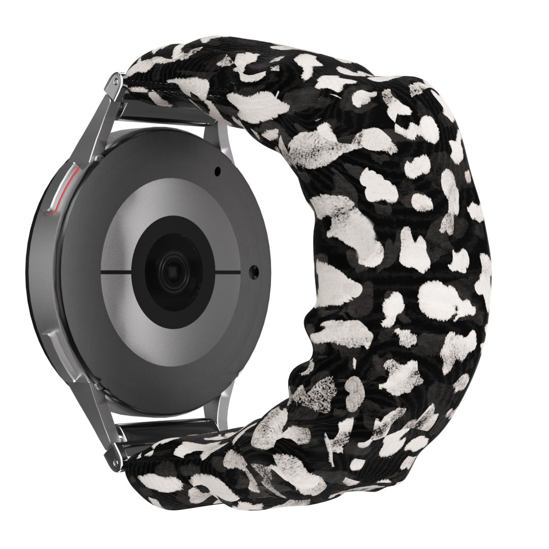 Scrunchie horlogebandje - 20mm - Gevlekt