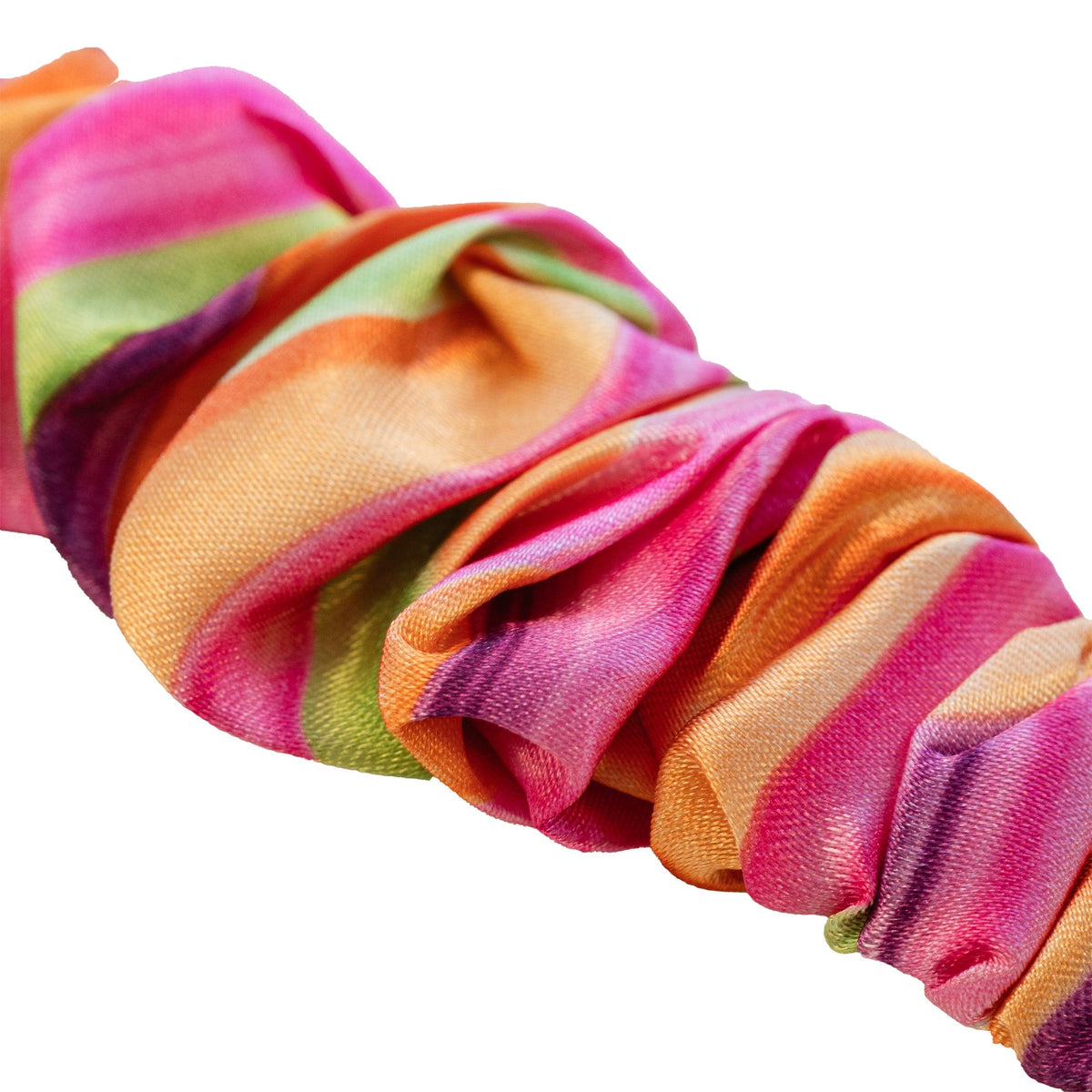 Scrunchie horlogebandje - 20mm - Kleurrijk