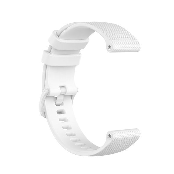 Luxe Siliconen horlogebandje - 20mm - Wit