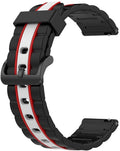 Special Edition horlogebandje - 20mm - Zwart/wit