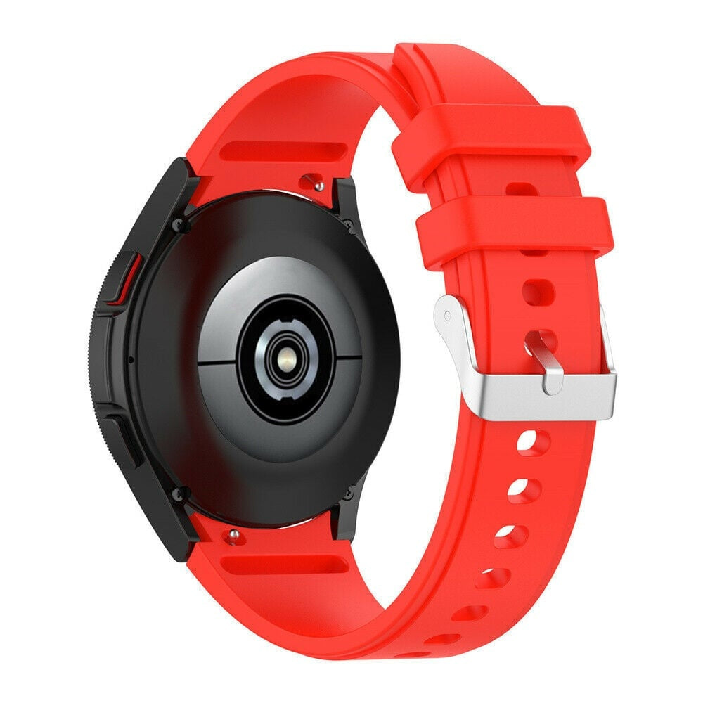 Siliconen Perfect Fit horlogebandje - 20mm - Knalrood