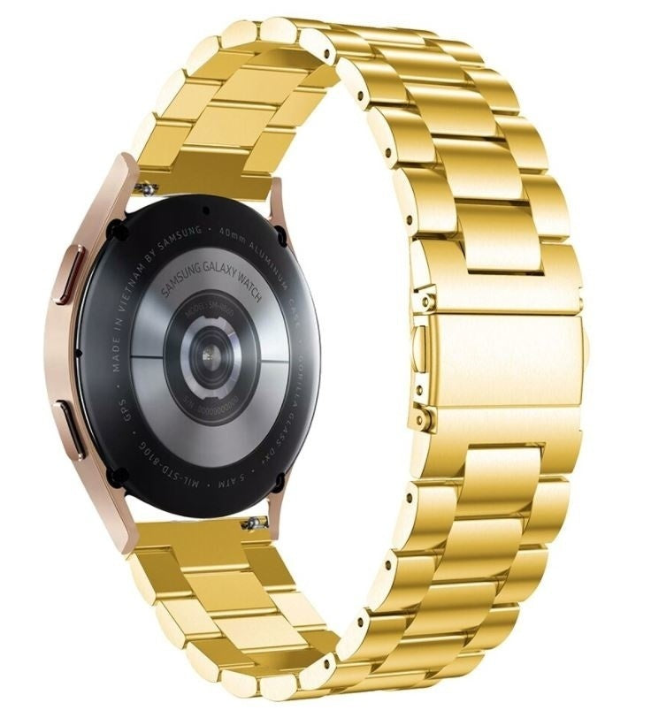 Stalen horlogebandje - 20mm - Goud