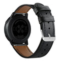 Modern Leren horlogebandje - 20mm - Zwart