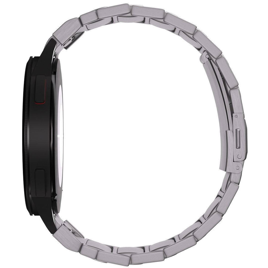 One Push Luxe Titanium horlogebandje - 20mm - Zilver