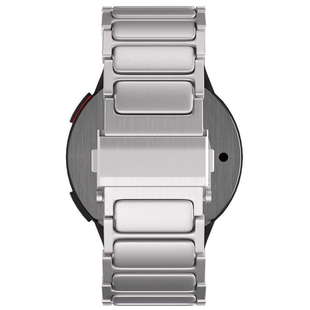 One Push Luxe Titanium horlogebandje - 20mm - Zilver