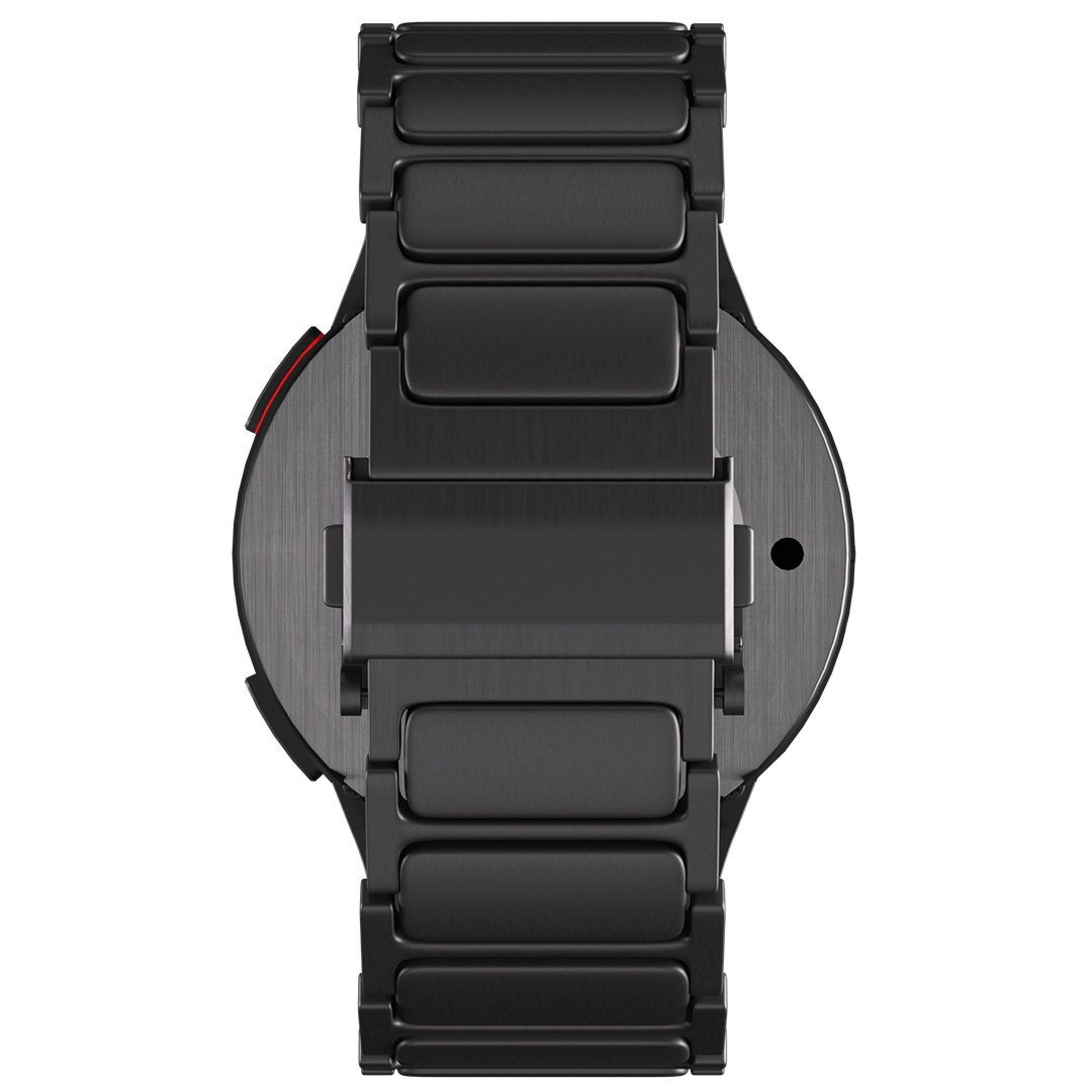 One Push Titanium horlogebandje - 20mm - Zwart