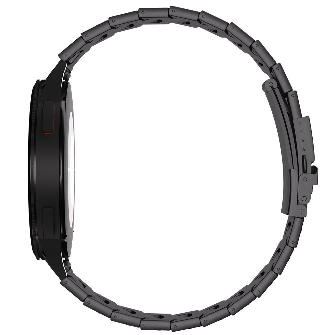 Titanium Iron horlogebandje - 20mm - Zwart