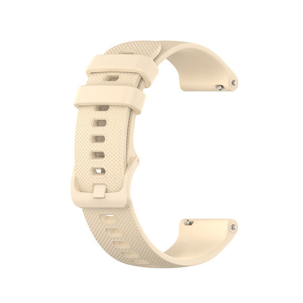 Luxe Siliconen horlogebandje - 20mm - Beige