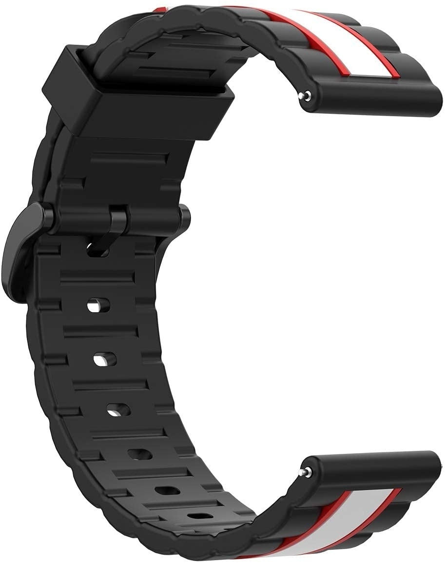 Special Edition horlogebandje - 20mm - Zwart/wit