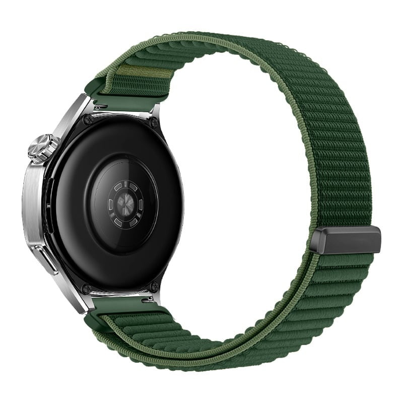 Wave nylon horlogebandje - 20mm - Donkergroen