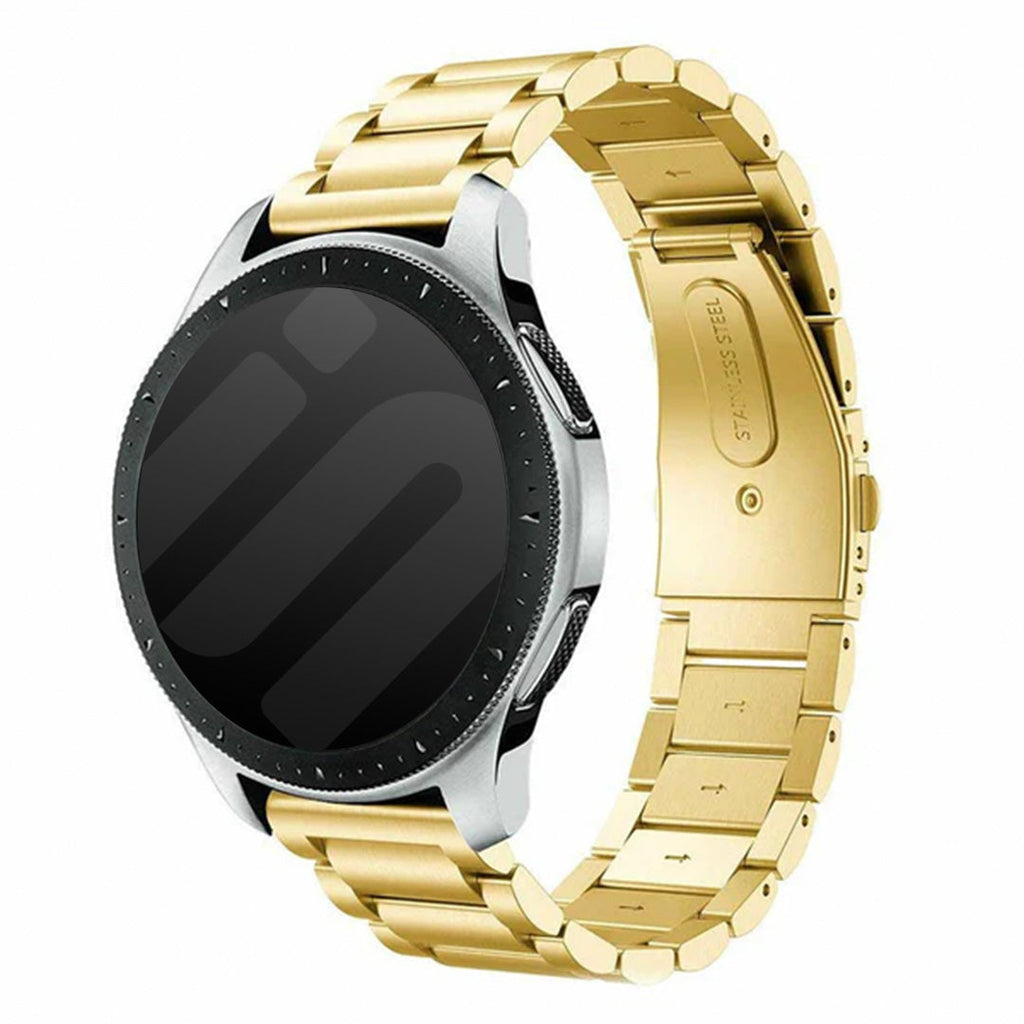 Stalen horlogebandje - 18mm - Goud