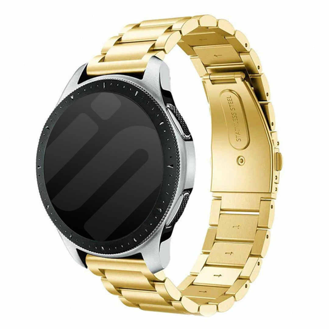 Stalen horlogebandje - 18mm - Goud