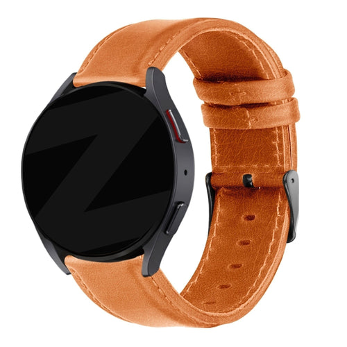 Lederen Classic horlogebandje - 22mm - Bruin