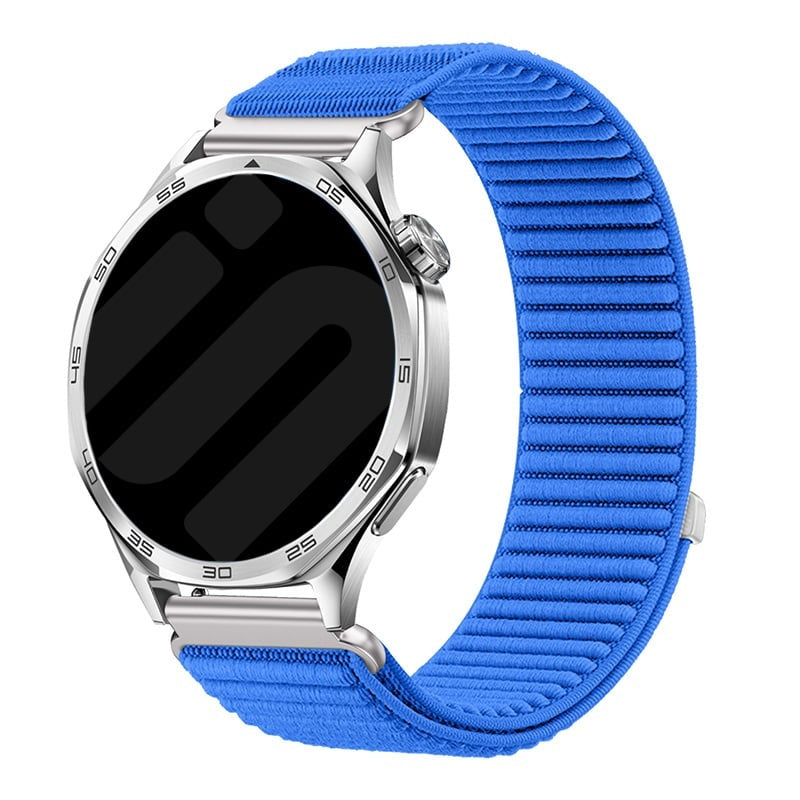 Wave nylon horlogebandje - 20mm - Royaal blauw