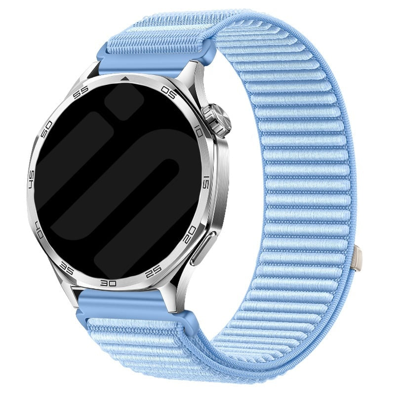 Wave nylon horlogebandje - 20mm - Lichtblauw