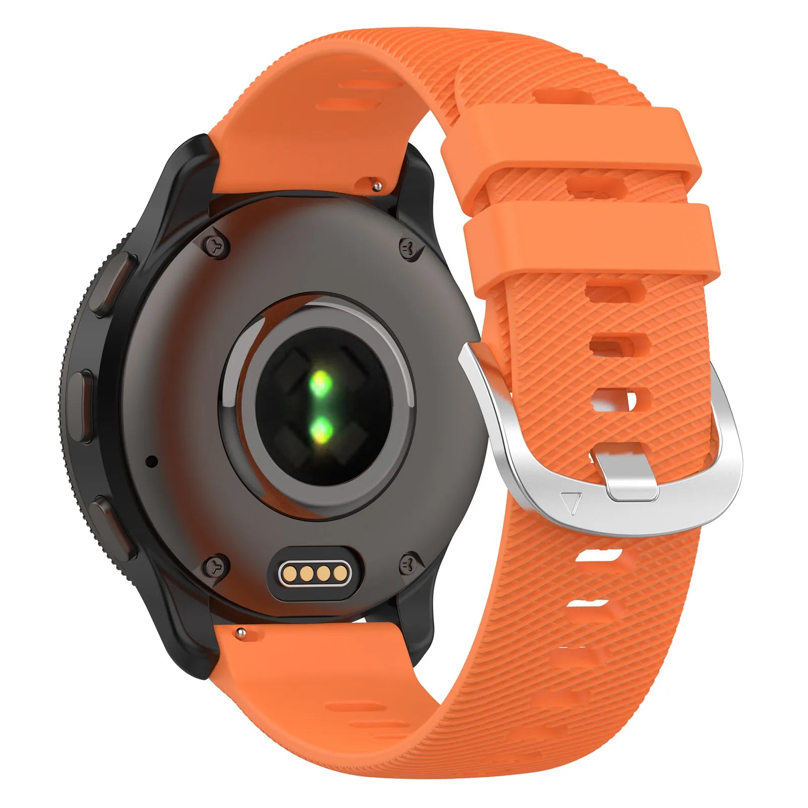 Siliconen horlogebandje - 22mm - Oranje