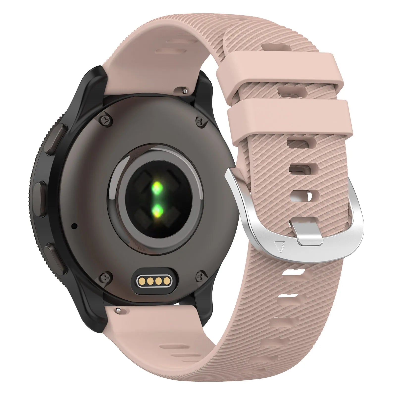Siliconen horlogebandje - 22mm - Roze