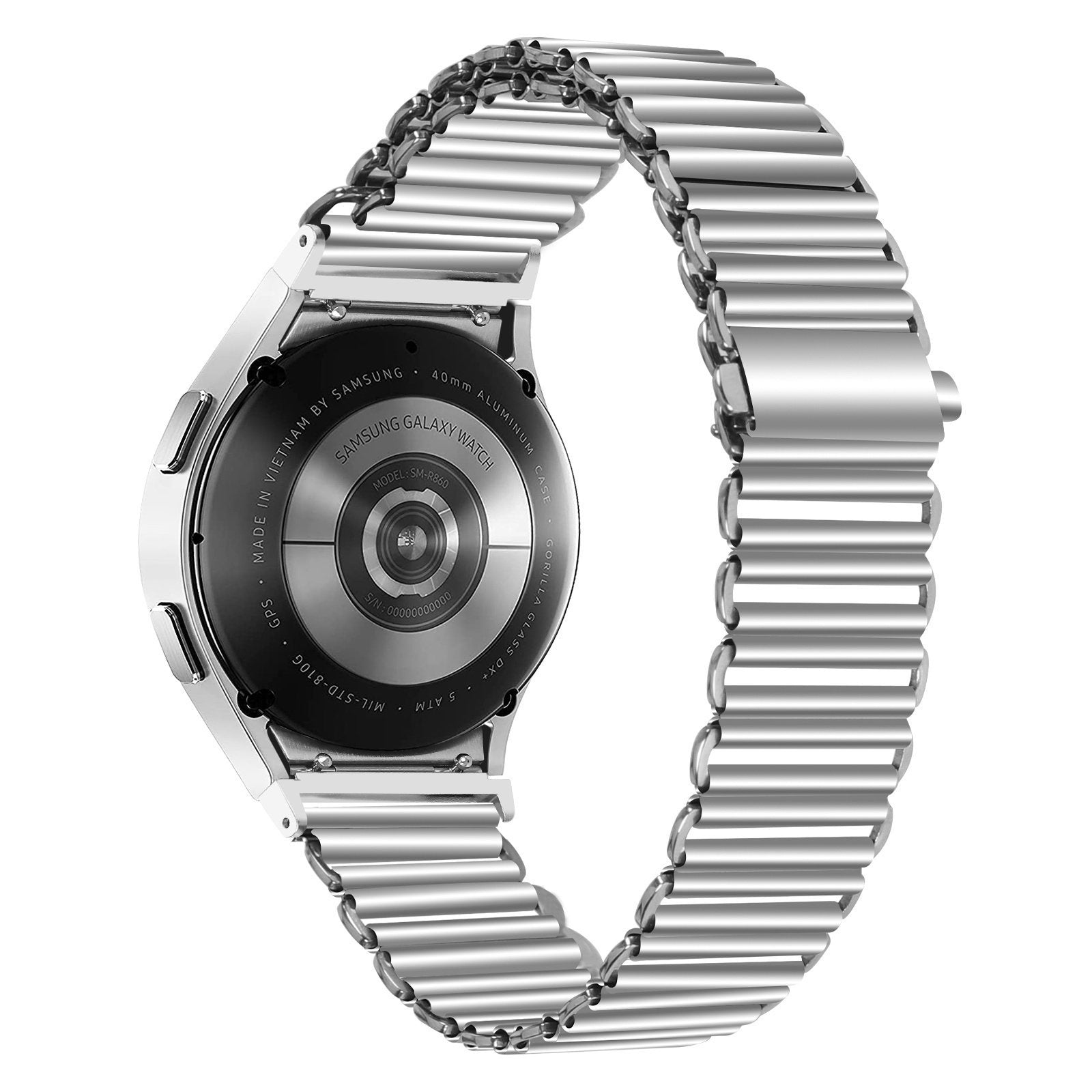 Stalen Loop horlogebandje - 20mm - Zilver
