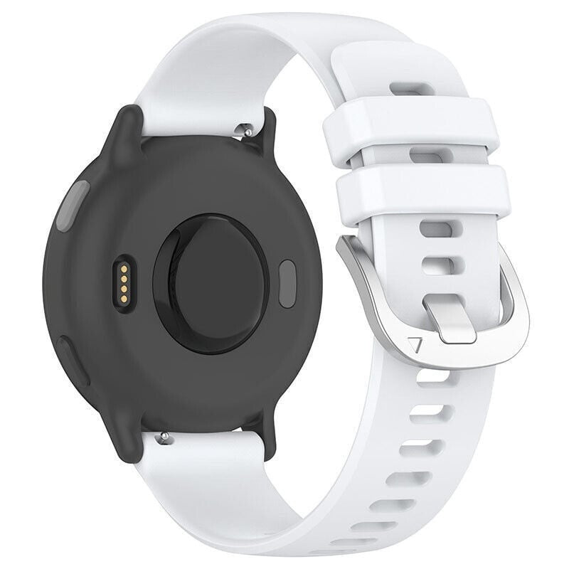 Siliconen Classic horlogebandje - 22mm - Wit