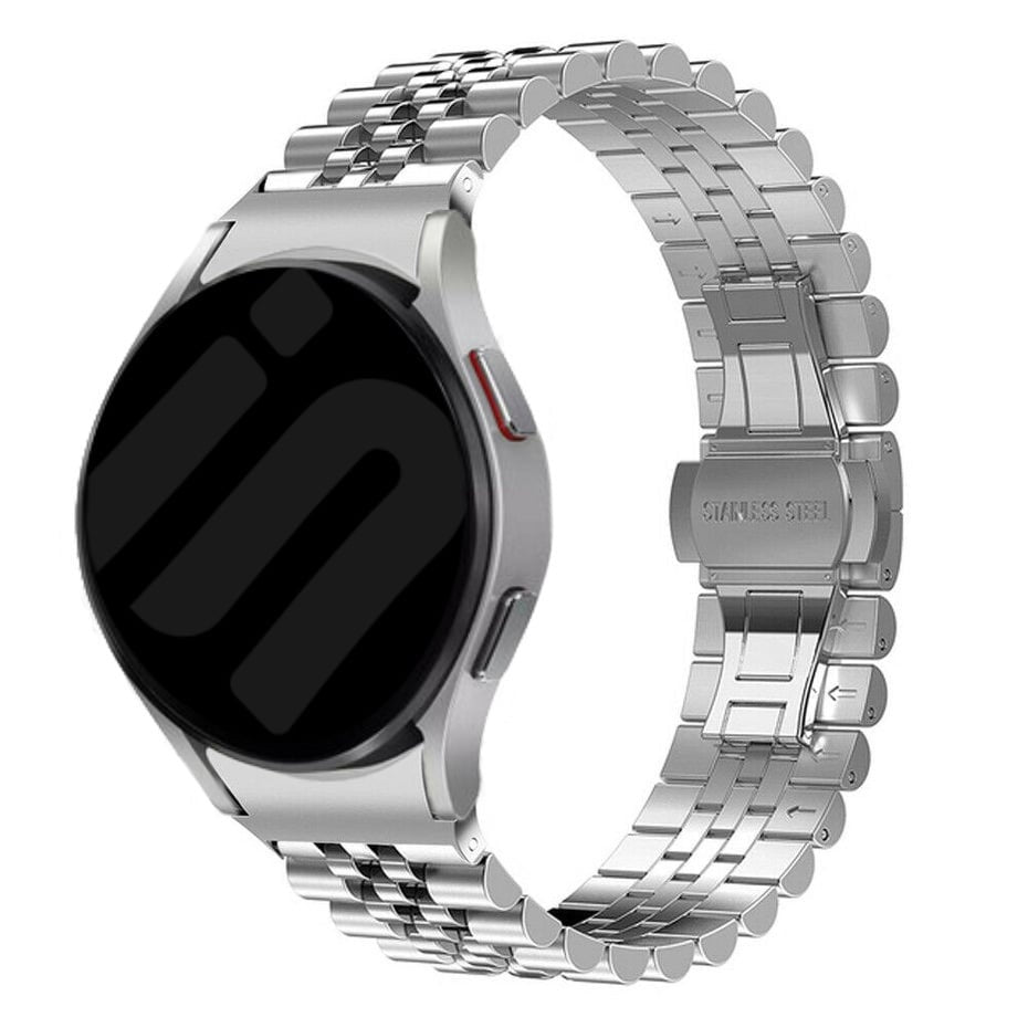 Jubilee Stalen horlogebandje - 20mm - Zilver