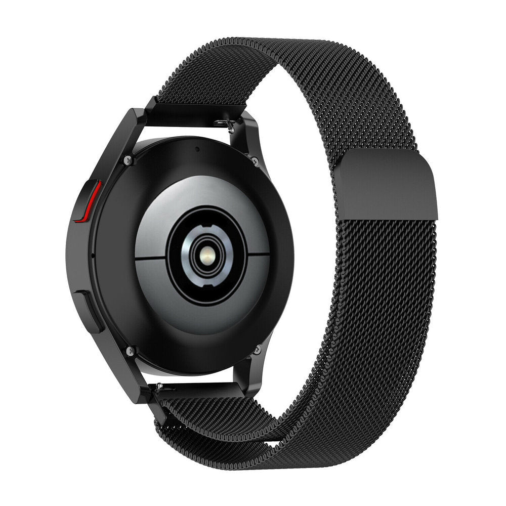 Milanese horlogebandje - 20mm - Zwart